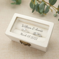 Personalised Wedding Ring Box,Ring Box for Engagement,Ring Holder,ring box for wedding ceremonyengagement ring box