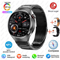 Смарт-часы для Huawei Watch 4 Pro, мужские спортивные часы с GPS-трекером, диагональ экрана 1,53 дюйма, проекция уровня сахара в крови, часы с Bluetooth, мужские Смарт-часы с вызовом