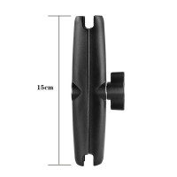 Алюминиевый удлинитель с двойной розеткой, адаптер с 1 дюймовой шаровой головкой для Gopro, аксессуары insta360, держатель кронштейна для велосипеда и мотоцикла