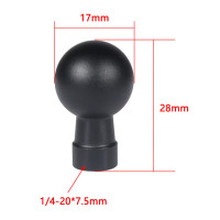 1/4 "/ M6/ M8/ M10 Винтовой Адаптер для Gopro Hero Insta360, держатель для телефонов с экшн-камерой и GPS, 13 мм/15 мм/17 мм/20 мм/25 мм, крепление с шаровой головкой