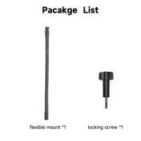 Мини-штатив для экшн-камеры 1/4 дюйма, с гибким креплением