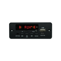 Беспроводная плата WMA-декодера MP3, 12 В, Bluetooth 5,0, аудио модуль, поддержка USB TF AUX FM