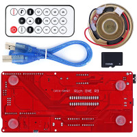 Многофункциональная плата Atmega328P, стартовый комплект с MP3 DS1307 RTC, Температурный датчик, 4-значный модуль дисплея для Arduino