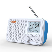 C10 DAB/DAB + FM цифровой радиоприемник, перезаряжаемый светодиодный динамик, портативная гарнитура, MP3 музыкальный плеер, радио-трансляция
