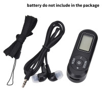 Портативный мини FM-радиоприемник с цифровым дисплеем