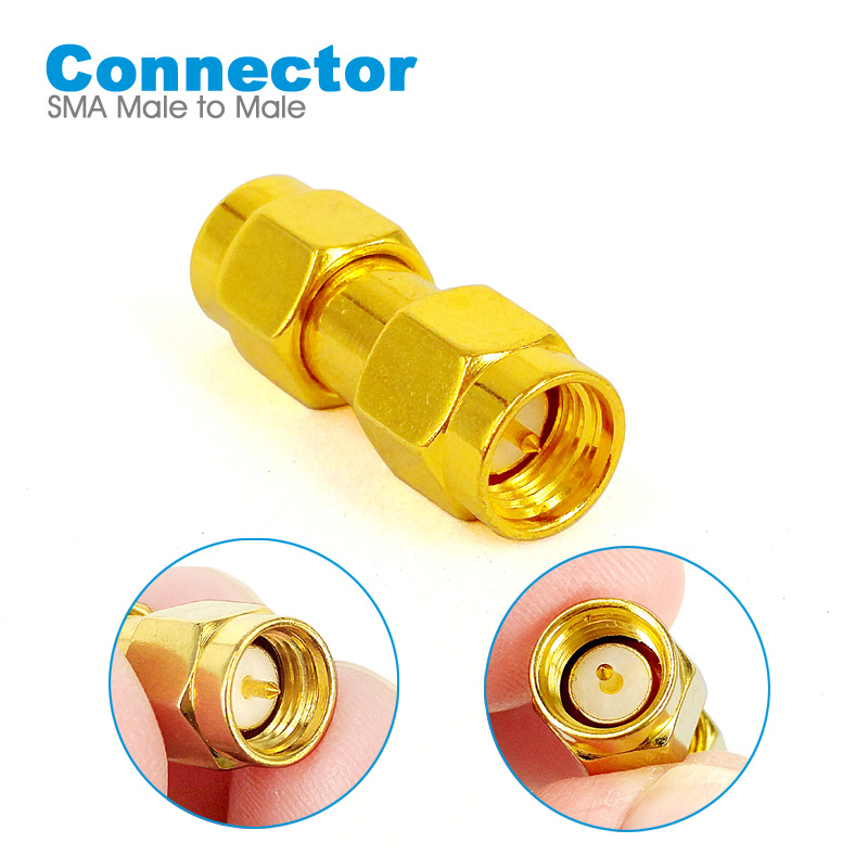 Walkie Talkie Antenna SMA Male to SMA Male RF Coaxial Connector 0