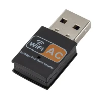 PzzPss Двухдиапазонный 600 Мбит/с USB WIFI адаптер 2,4 ГГц 5 ГГц WiFi с антенной ПК Мини компьютер сетевая карта приемник для ПК ноутбука