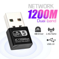 Беспроводная сетевая мини-карта JCKEL, USB Wi-Fi адаптер Ethernet 2,4G, 5G двухдиапазонный для Windows, настольного ноутбука, WiFi антенный приемник