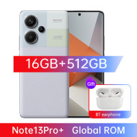 Процессор Xiaomi-Redmi Note 13 Pro Plus + 200MP, 7200-Ultra Pixel, экран 1,5 K, зарядка 120 Вт, 16 ГБ, 1T Global ROM, в наличии