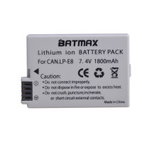 Аккумулятор для Фотоаппарата Canon EOS 550D 600D 650D 700D Kiss X4 X5 X6i X7i Rebel T2i T3i T4i T5i, 2 шт., 1800 мАч