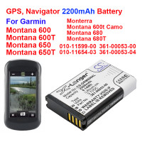 Аккумулятор CS 2200 мАч для Garmin Монтана 600 650T 650t 600T Camo 680 680T 010-11599-00 010-11654-03 361-00053-00 361-00053-04