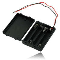 YCDC, 2/3/4 ячеек, бокс для хранения батарей AAA, чехол с проволокой, искусственная кожа и крышка, контейнер для держателя