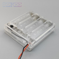 Батарейный блок AA батарейка AA батарейный блок с переключателем 2/3 Слот держатель батарейки AA емкость AA включение/подключение серии переключателей прозрачное