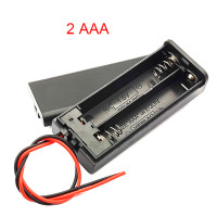 Держатель батарейки AAA, стандартный контейнер для батарей стандартного размера 2, 3, 4 ячейки с выключателем ВКЛ./ВЫКЛ.