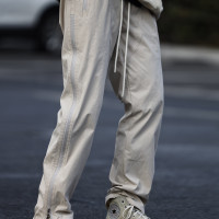 Nobodyknows夏季防風男女機能拉鍊潮牌美式休閒褲顯瘦街頭ins長褲