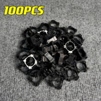 100 шт. кронштейн для аккумулятора 18650, безопасный антивибрационный держатель, DIY кронштейн, поддержка литиевых батарей, подставка, пластиковый держатель, кронштейн