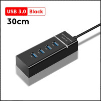 Высокоскоростной USB-разветвитель Elough, 4 порта, 30/120 см