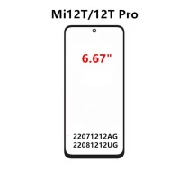 Переднее стекло для Xiaomi Mi 13T 13 12T 11i 11X Pro 11T 10 10T 12 Lite, сенсорный экран, ЖК-дисплей, выход, панель, запасная часть + OCA