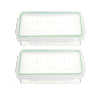 1 шт./2 шт./4 шт., пластиковый водонепроницаемый органайзер для хранения батарей