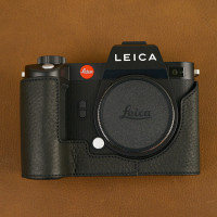 SL2-S Чехол Мужская обувь ручной работы из натуральной кожи Камера чехол половина тела для Leica SL2 SL2-S Камера сумка Нижняя крышка ручки Винтаж чехол