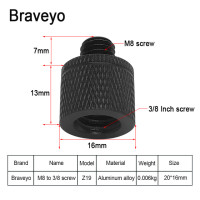 Преобразующий винт 3/8 в M6 M8 M10 M12 винт аксессуары для фотосъемки адаптер крепежный винт для штатива шаровая Головка Кронштейн для живой вспышки