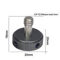 Крепление для штатива камеры с винтом из нержавеющей стали, 1/4 дюйма
