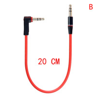 3-полюсный правый угловой 3,5 мм штырь-штырь, короткий штырь, внешний кабель 20 см, 30 см, Стерео аудиокабель типа «Папа-папа», шнур