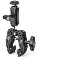 Новый двойной металлический супер-зажим, шарнирный волшебный зажим для руки, супер-зажим с двойной головкой на 360 ° для монитора зонтика, искусственный зажим