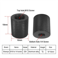 Винт для камеры от 1/4 до M4 M5 M6 M8 M10 преобразующий винт адаптер для штатива с шаровой головкой Аксессуары для крепления кронштейна вспышки камеры