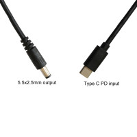 Кабель питания USB C/Type-C PD на 12 В x 2,5 мм