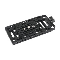 CAMVATE Сырная пластина V-образное крепление пластина аккумулятора с 15 мм стержневым зажимом цельный для V-образной блокировки питания пластина адаптер распределителя питания