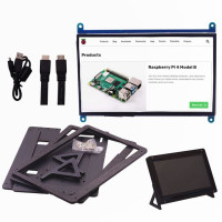 Емкостный сенсорный ЖК-экран, 7-дюймовый IPS экран для Raspberry Pi 4, 1024X600, HDMI, портативный дисплей