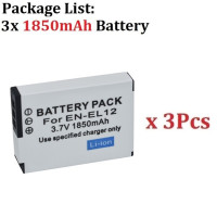 Аккумулятор для фотоаппарата Nikon Coolpix S9900 S9700 S9500 s9100 s9200 AW120 AW110 S70 1850 мАч