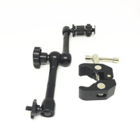 Волшебная рукоятка Супер Зажим краб зажим шарнирный держатель металлический для вспышки ЖК-монитор светодиодный светильник SLR аксессуар для камеры DSLR