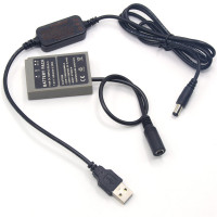 USB кабель питания + BLS-5 DC муфта PS-BLS5 пустышка батарея для Olympus PEN E-PL7 E-PL5 E-PM2 Stylus1 1S OM-D E-M10 E-M10 Mark II III