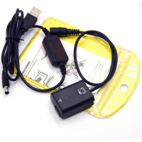 AC-PW20 NP-FW50 Фиктивная батарея USB кабель питания банка для камеры Sony A7R A7000 A6500 A6000 A5000. RX10 NEX3 NEX7 SLTA35 A55 ZV-E10