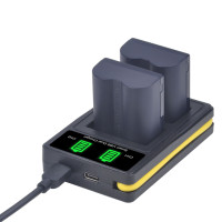 Аккумулятор и зарядное устройство со встроенным USB-портом для Panasonic DMC FZ7 FZ8 FZ18 FZ28 FZ30 FZ35 FZ38 FZ50, 900 мАч