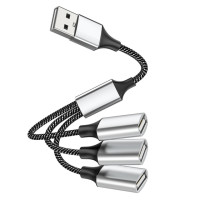 Новинка USB C Hub 4 порта Тип C Hub USB 2.0 высокоскоростной разветвитель OTG адаптер портативный конвертер для ПК компьютера телефона ноутбука