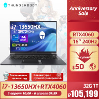 Игровой ноутбук ZERO RTX4060 i7-13650HX, 16 "240 Гц, 2,5 K DDR5, ноутбук, ноутбук, игровая Русская клавиатура