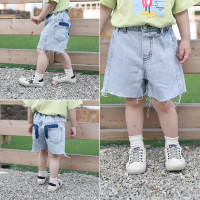 treebibi亲子装2020夏装新款韩范时尚牛仔短裤母女装母子夏款短裤