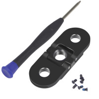 Адаптер для штатива, магнитное складное основание, двойной порт, резьба 1/4 для GoPro Hero 12 11 Black Mini 10 9 5, аксессуары для экшн-камеры