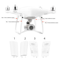 4 шт. для DJI Phantom 4 Pro/Pro V2.0 шасси для дрона, крышка антенны, сменная Крышка для ножек, крышка, запасные части, Сменные аксессуары