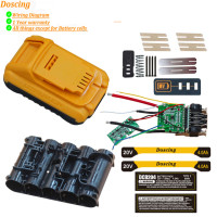 Литий-ионный аккумулятор DCB200 5*21700, пластиковая стандартная Защитная печатная плата для зарядки, корпус для DeWalt 18 в 20 в DCB203 DCB204