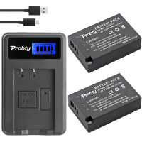 Аккумуляторная батарея для фотоаппарата 2 шт. 1300 мАч LP-E17 LP E17 + зарядное устройство USB для ЖК-дисплея для Canon EOS M3 M5 M6 750D 760D T6i T6s 800D 8000D Kiss X8i