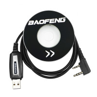 USB-кабель для программирования Baofeng с драйвером и CD-диском для детской магнитной рации UV 5R uv5r 888S