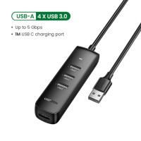 UGREEN usb-хаб 3,0 2,0 концентратор ультра мини 4 порта USB 3,0 разветвитель микро usb-хаб адаптер для MacBook Pro поверхность MateBook PC usb-хаб