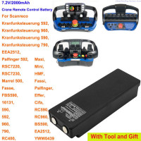 Аккумуляторная батарея OrangeYu 2000 мАч для Scanreco BS590,EA2512,FBS590, kranfunks1. 0 590592790960, Marrel 500,RC400,RC590,RC960