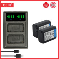 4 шт., аккумуляторы 2000 мАч и зарядное устройство USB для Sony A6000 A6400 A6300 A6500 A7 A7II A7RII A7SII A7S A7S2 A7R