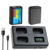 Аккумулятор NP-FW50 NP FW50 2000 мАч для Sony Alpha a6500 a6300 a6000 a5000 a3000 NEX-3 A7 A7II A7RII A7SII A7S A7S2 A7R A7R