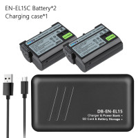 EN-EL15C EL15C EN EL15 аккумулятор + зарядное устройство для Nikon Z8, Z6, Z6 II, Z7, Z7II D780, D850, D7500, D500, D600 камеры